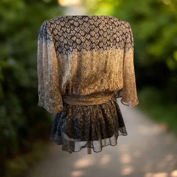 ~ BADGLEY MISCHKA~ Élégant Special Attire Blouse~Lovely~ size Small - Picture 6 of 15